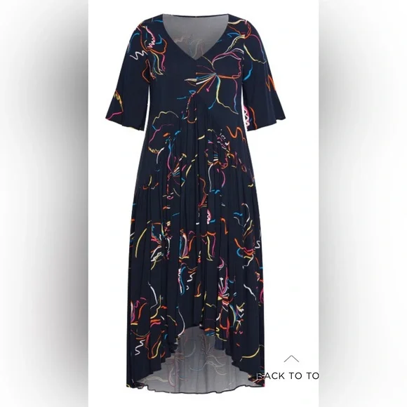 COPY - AVENUE
Val Print Dress - Picture 4 of 6